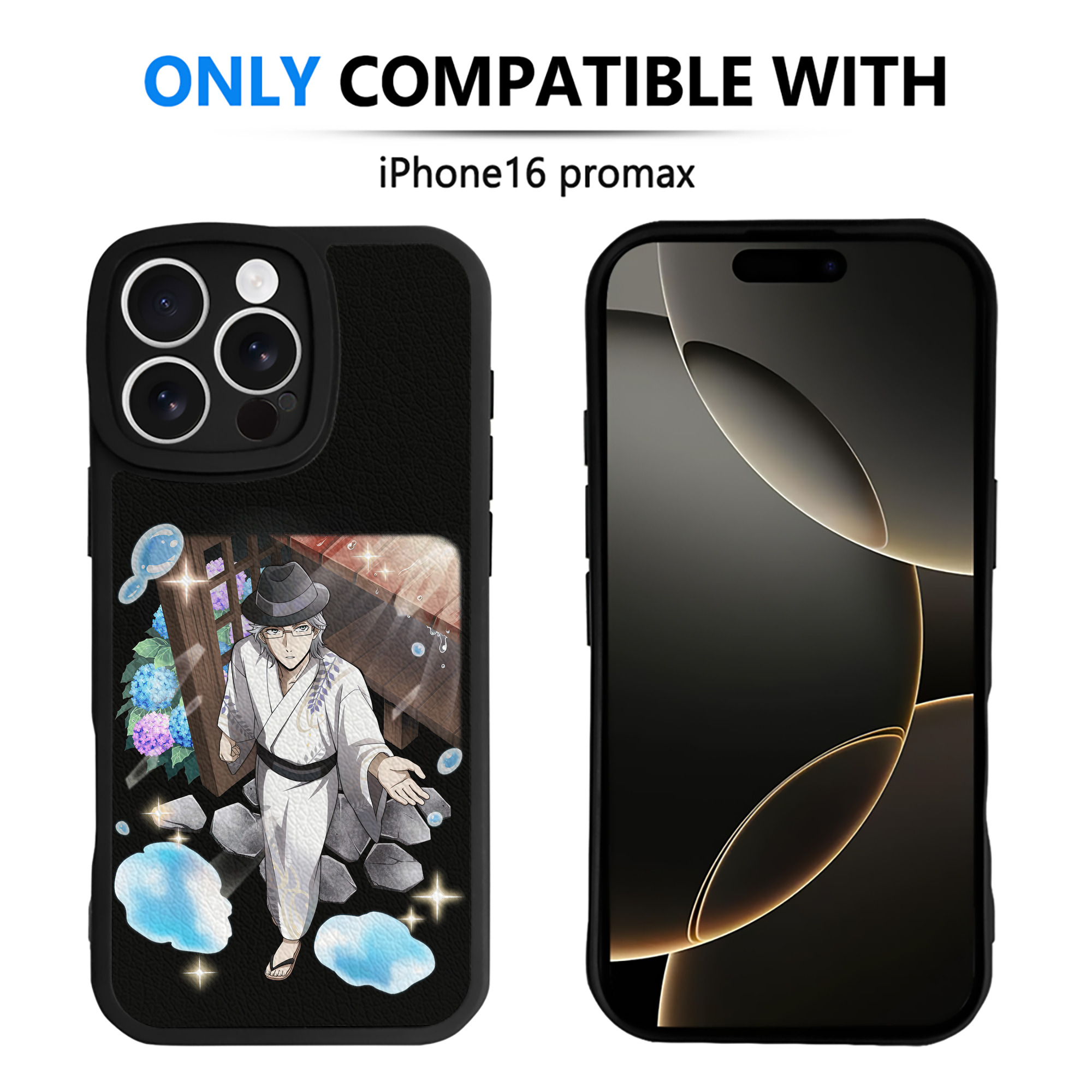 （画像用） 文豪ストレイドッグス Bungo Stray Dogs 【iPhone 16シリーズ対応】シリコンスマホケース（レザー調） 材質：シリコン